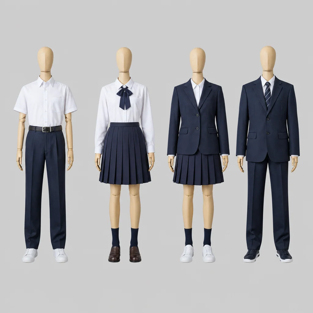 長野県岡谷東高校の制服のイメージ