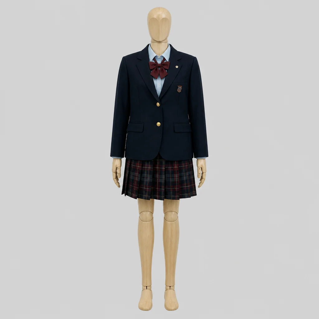 長野県屋代南高校の女子の制服のイメージ