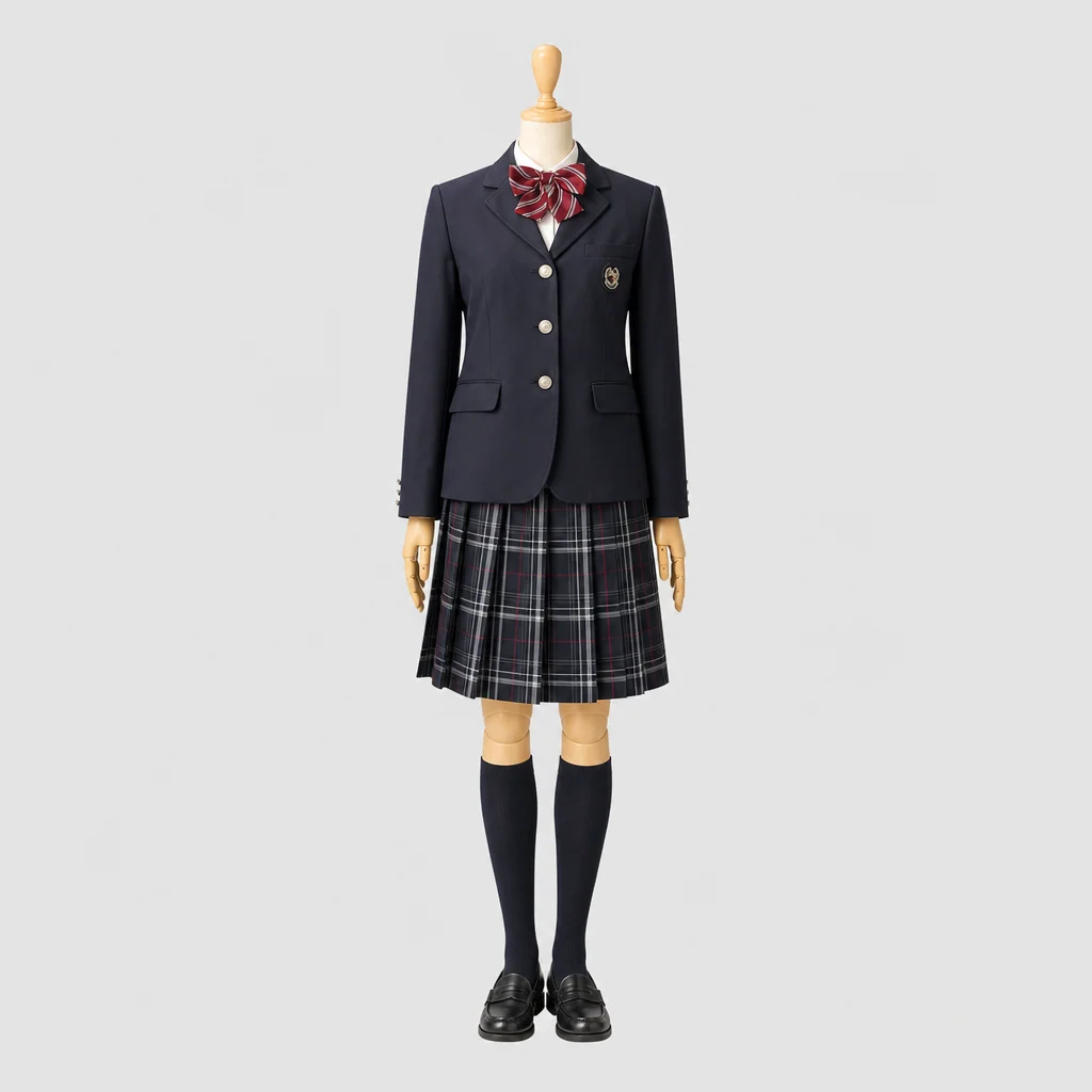 長野女子高校の制服のイメージ