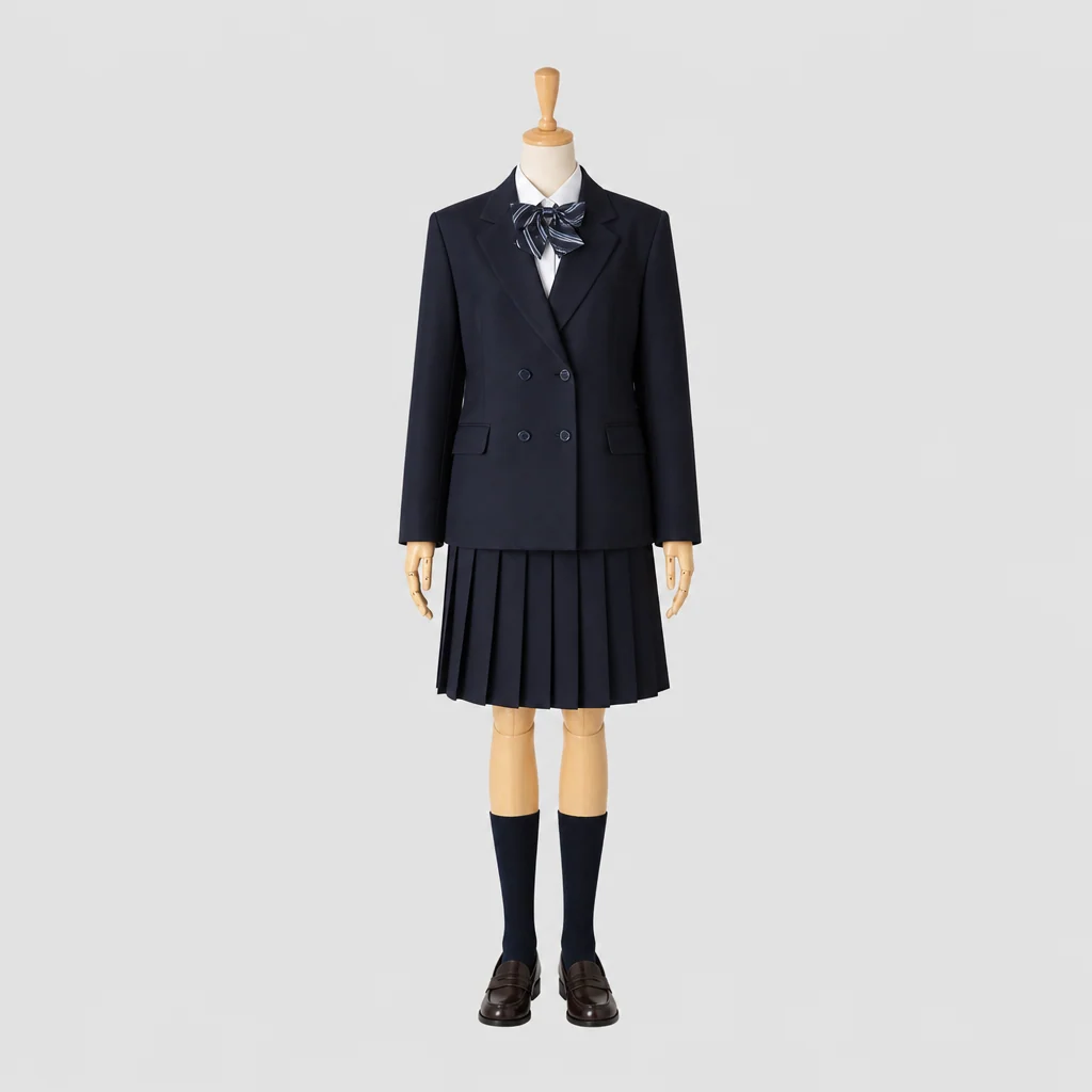 岐山高校の制服のイメージ