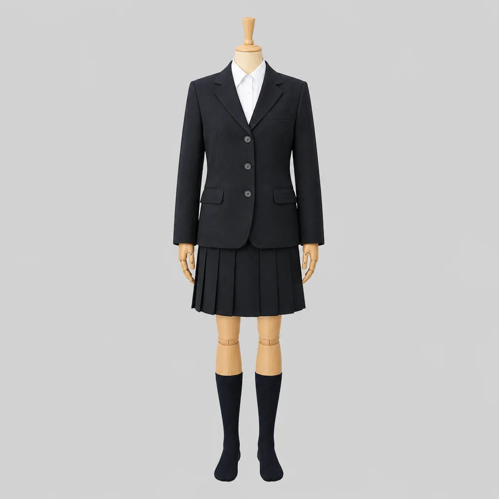 関有知高校の制服のイメージ