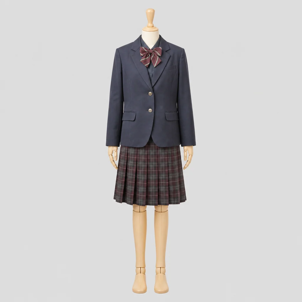 啓晴高校の制服のイメージ