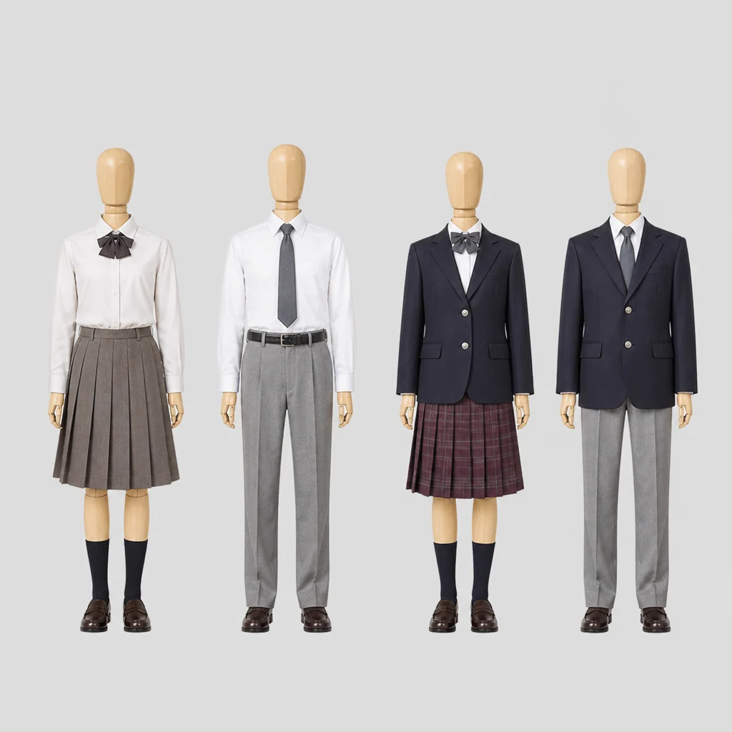 小笠高校の制服のイメージ
