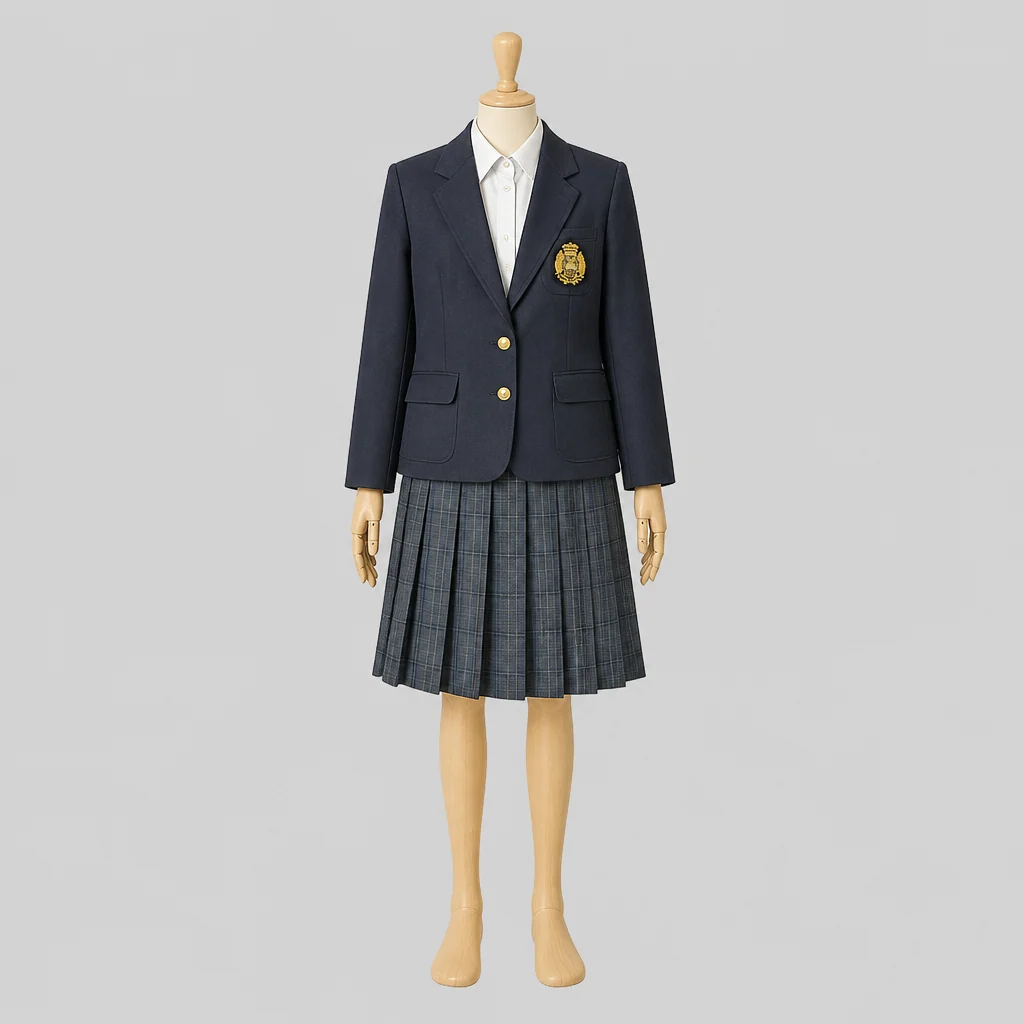 袋井商業高校の女子の制服のイメージ