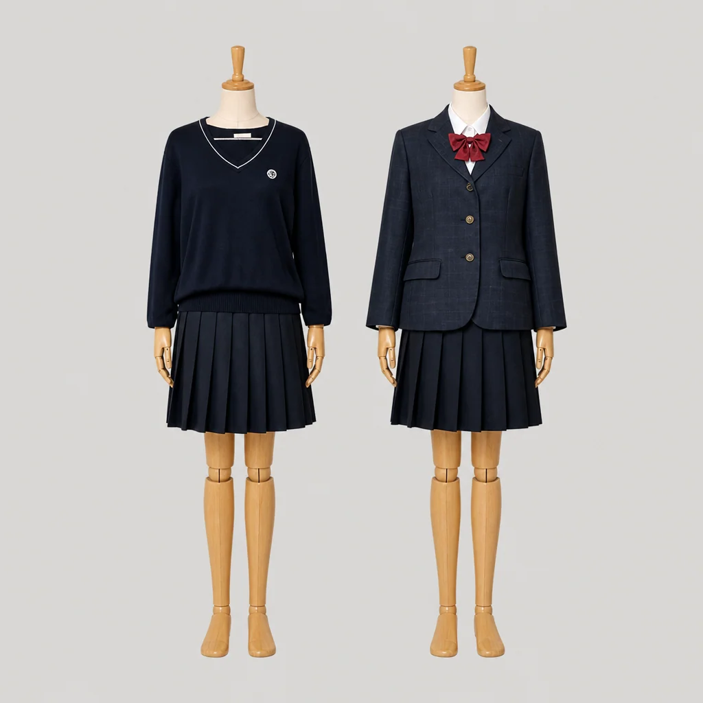 浜松湖東高校の制服のイメージ