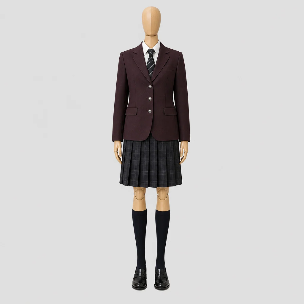 沼津中央高校の制服のイメージ
