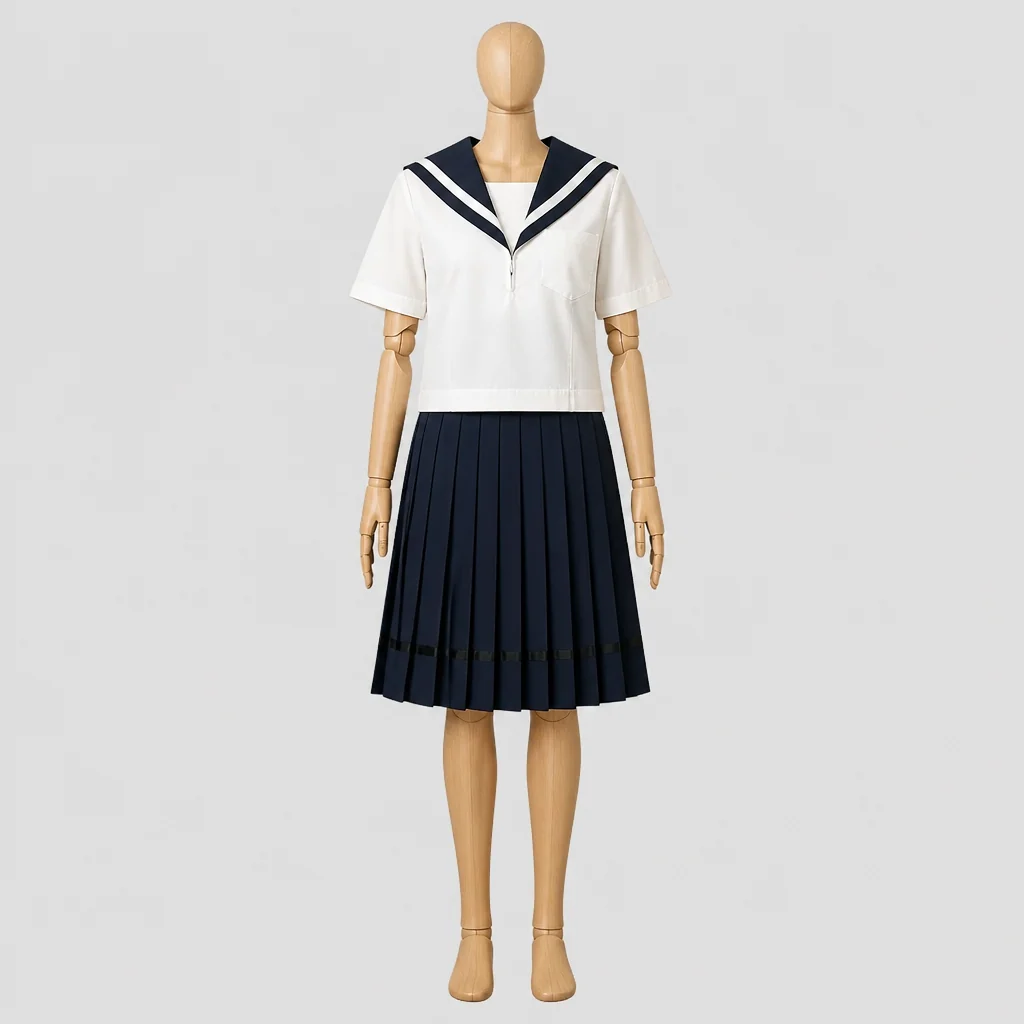 明和高校の女子の制服のイメージ