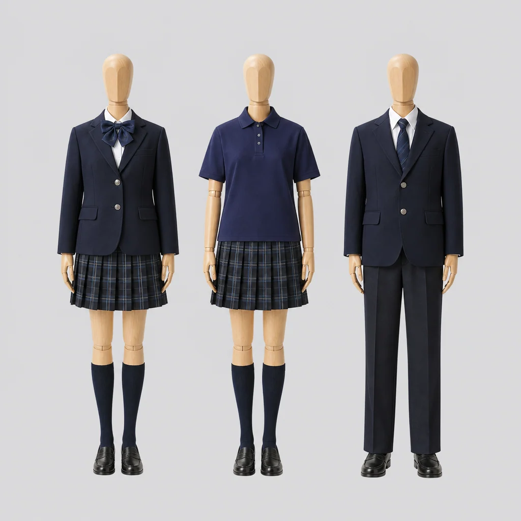一宮南高校の制服のイメージ