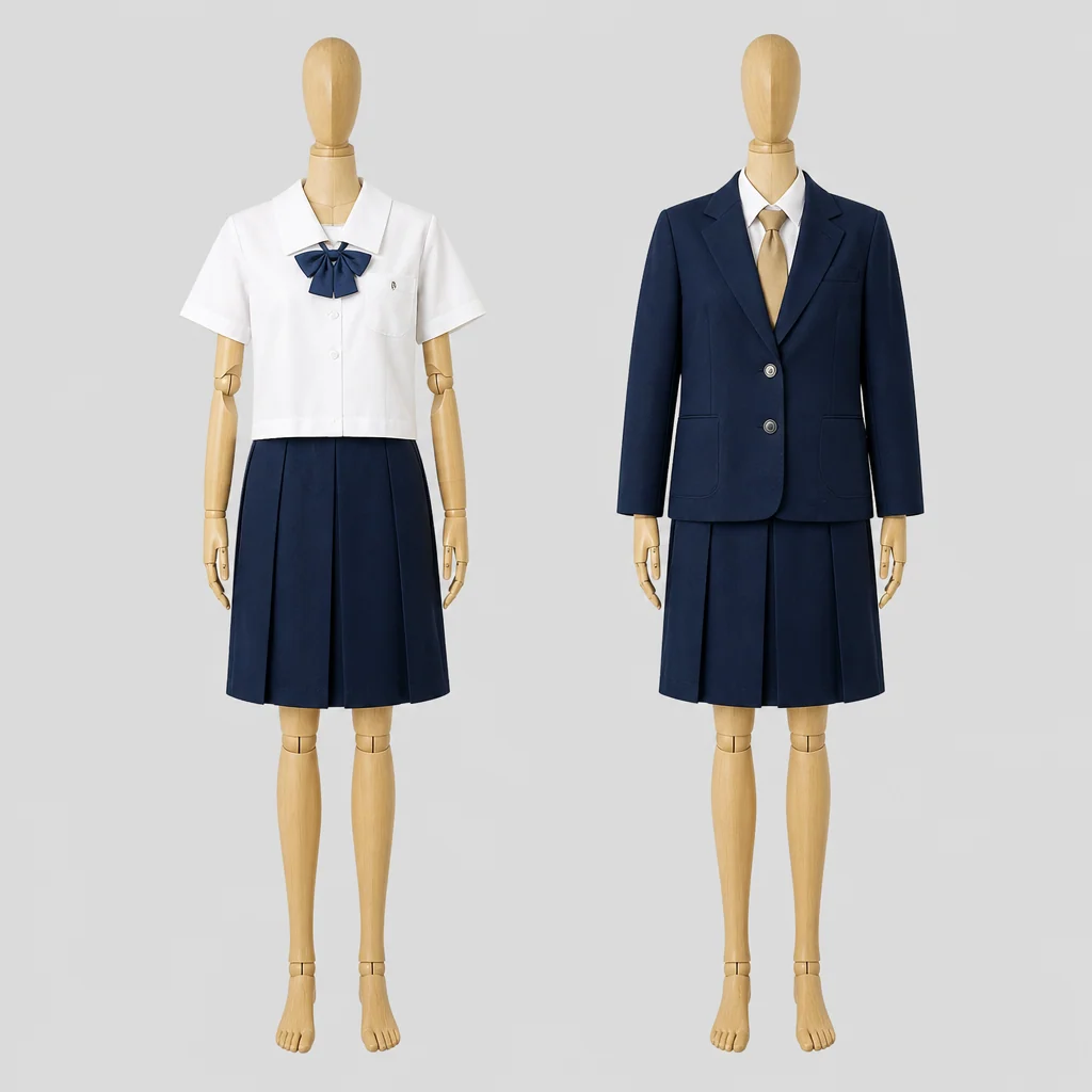 一宮興道高校の女子の制服のイメージ