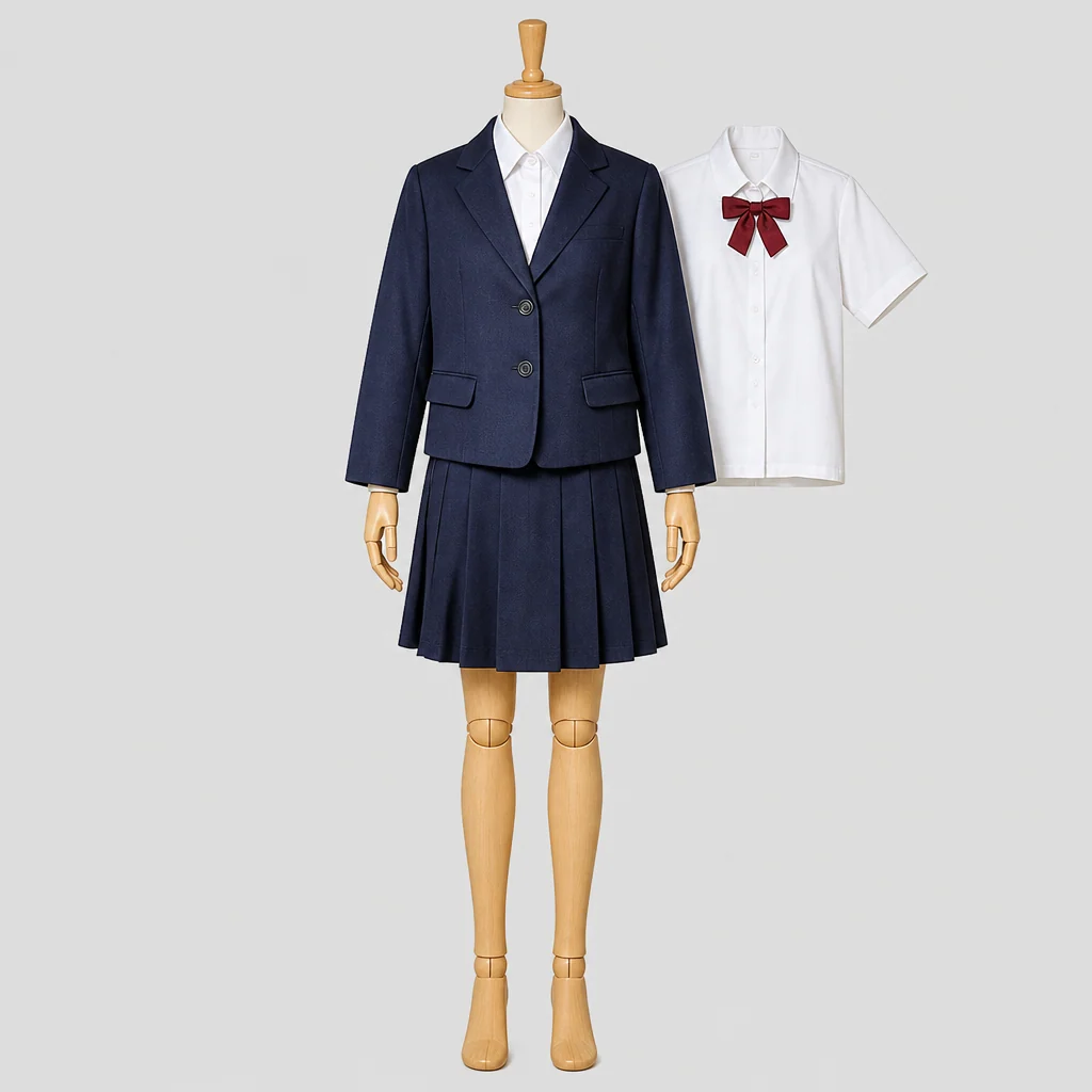 美和高校の女子の制服のイメージ