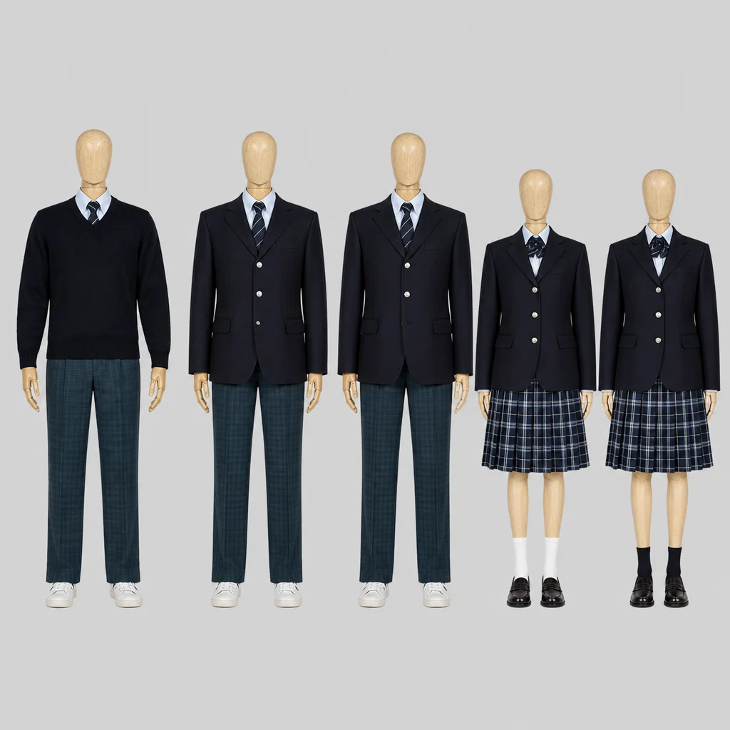 知多翔洋高校の制服のイメージ