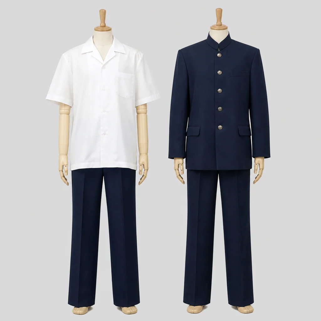 岡崎西高校の制服のイメージ