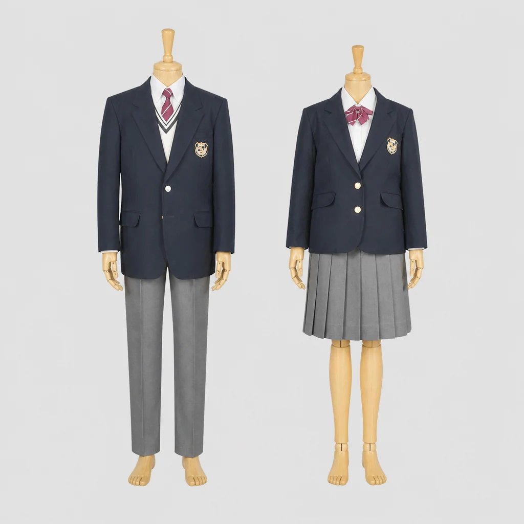加茂丘高校の制服のイメージ