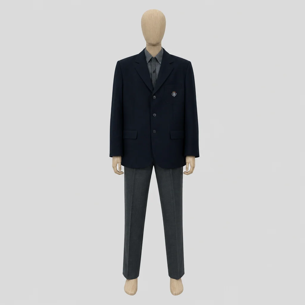 蒲郡高校の男子の制服のイメージ