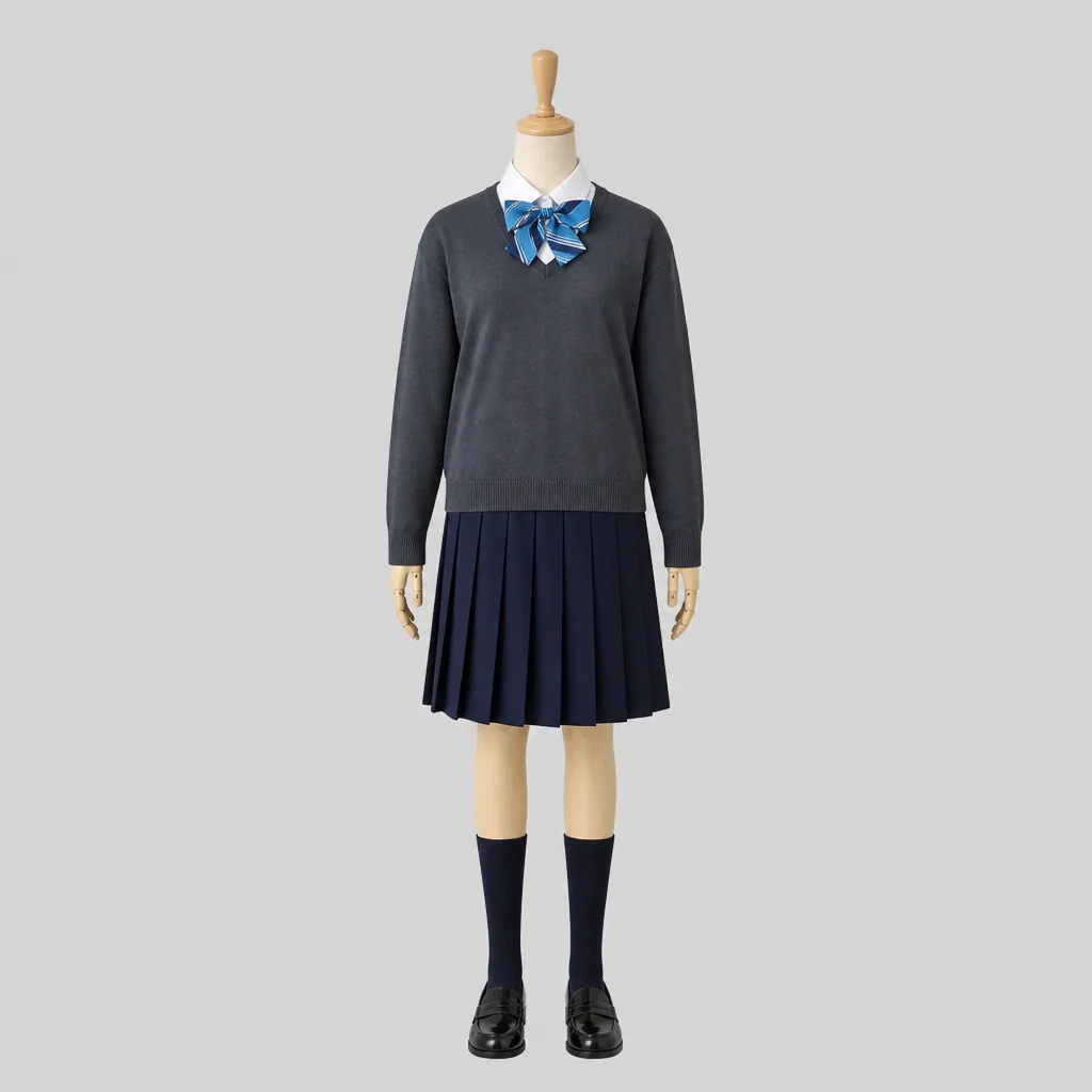 豊橋西高校の女子の制服のイメージ