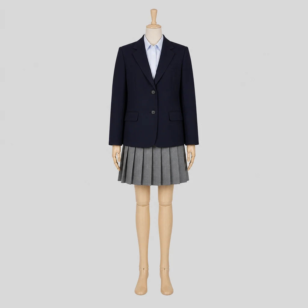 名東高校の女子の制服のイメージ