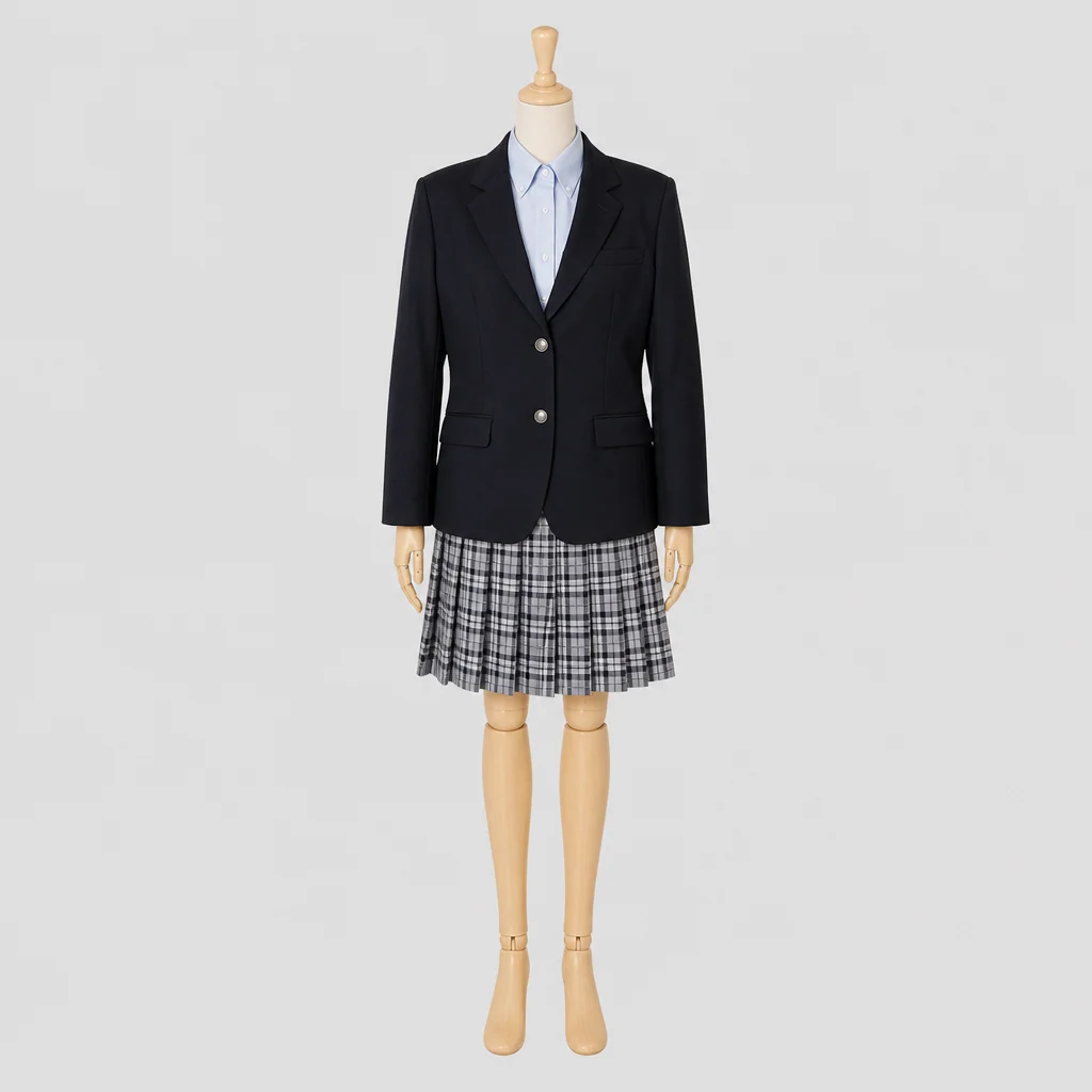 同朋高校の女子の制服のイメージ