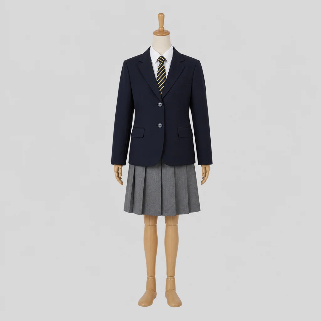 中京大学附属中京高校の女子の制服のイメージ