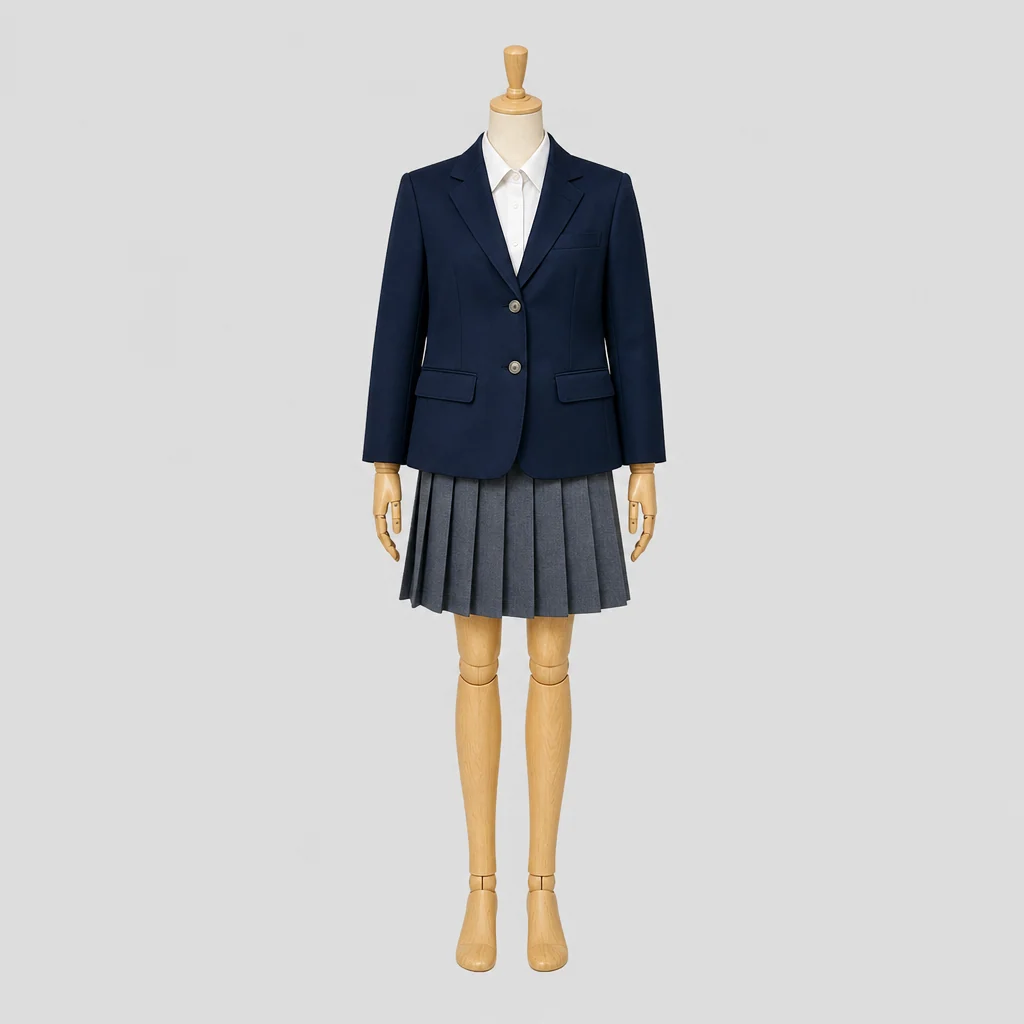 東邦高校の女子の制服のイメージ