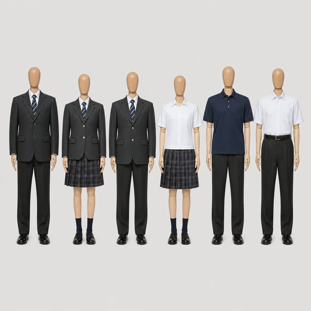 大成高校の制服のイメージ
