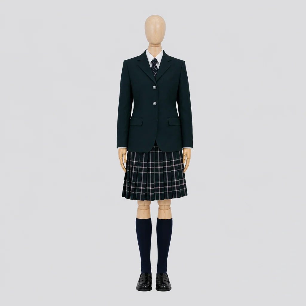 岡崎城西高校の制服のイメージ