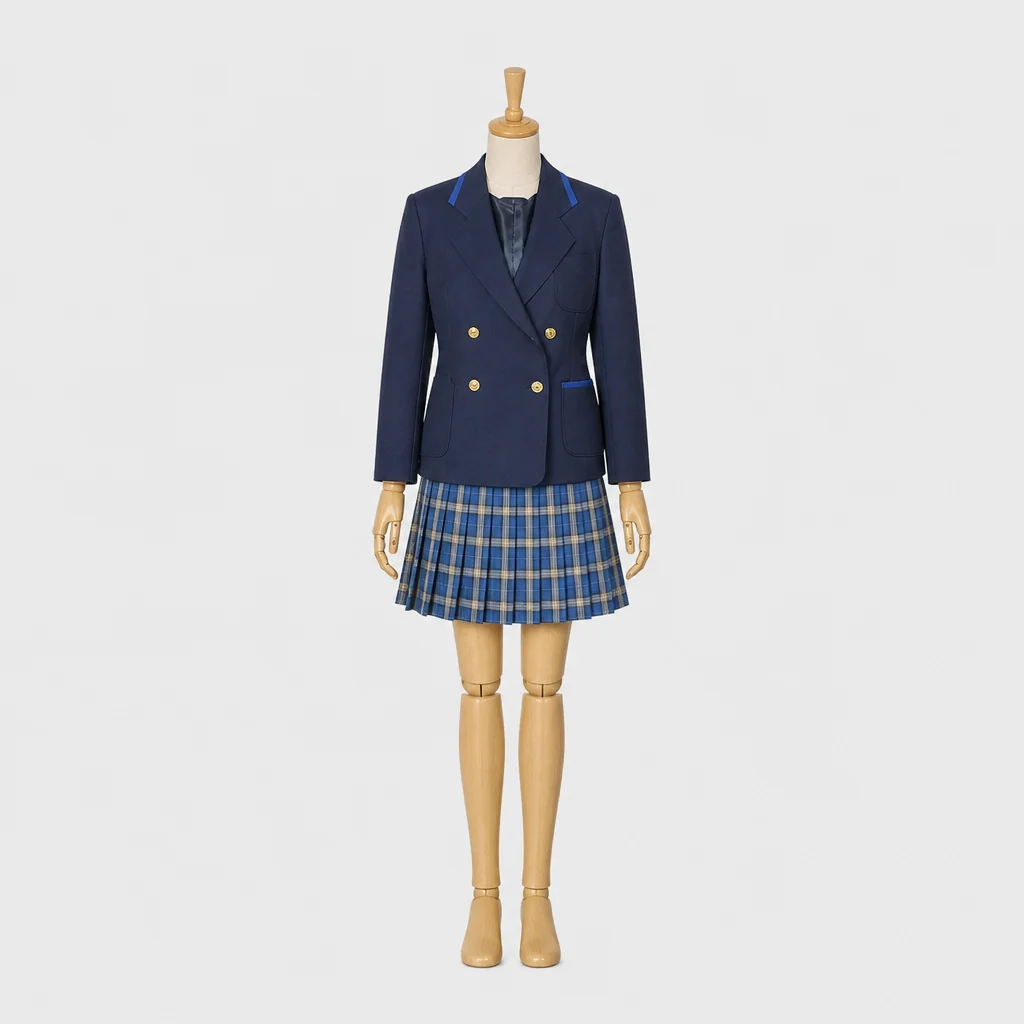白山高校の女子の制服のイメージ