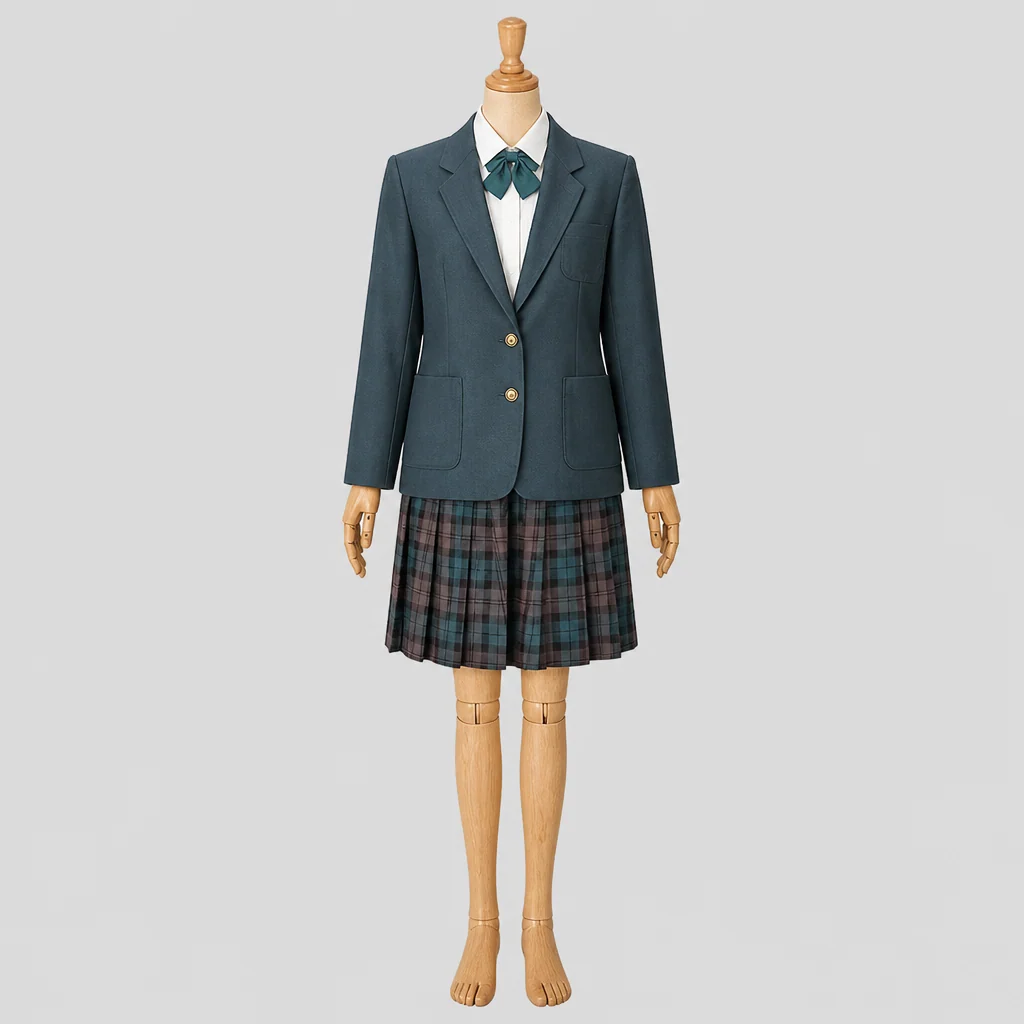セントヨゼフ女子学園高校の女子の制服のイメージ