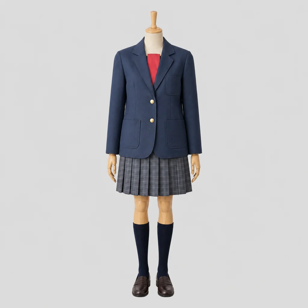 八幡工業高校の女子の制服のイメージ