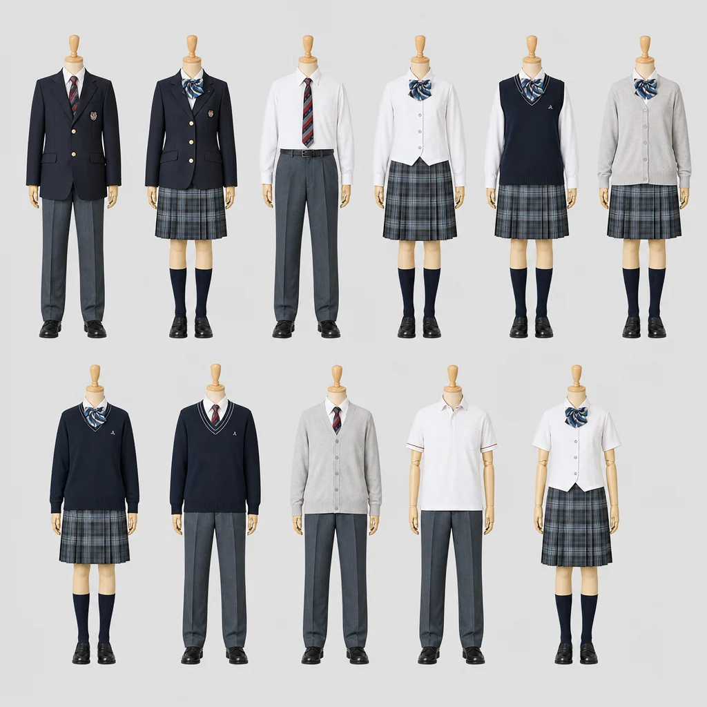愛知高校の制服のイメージ