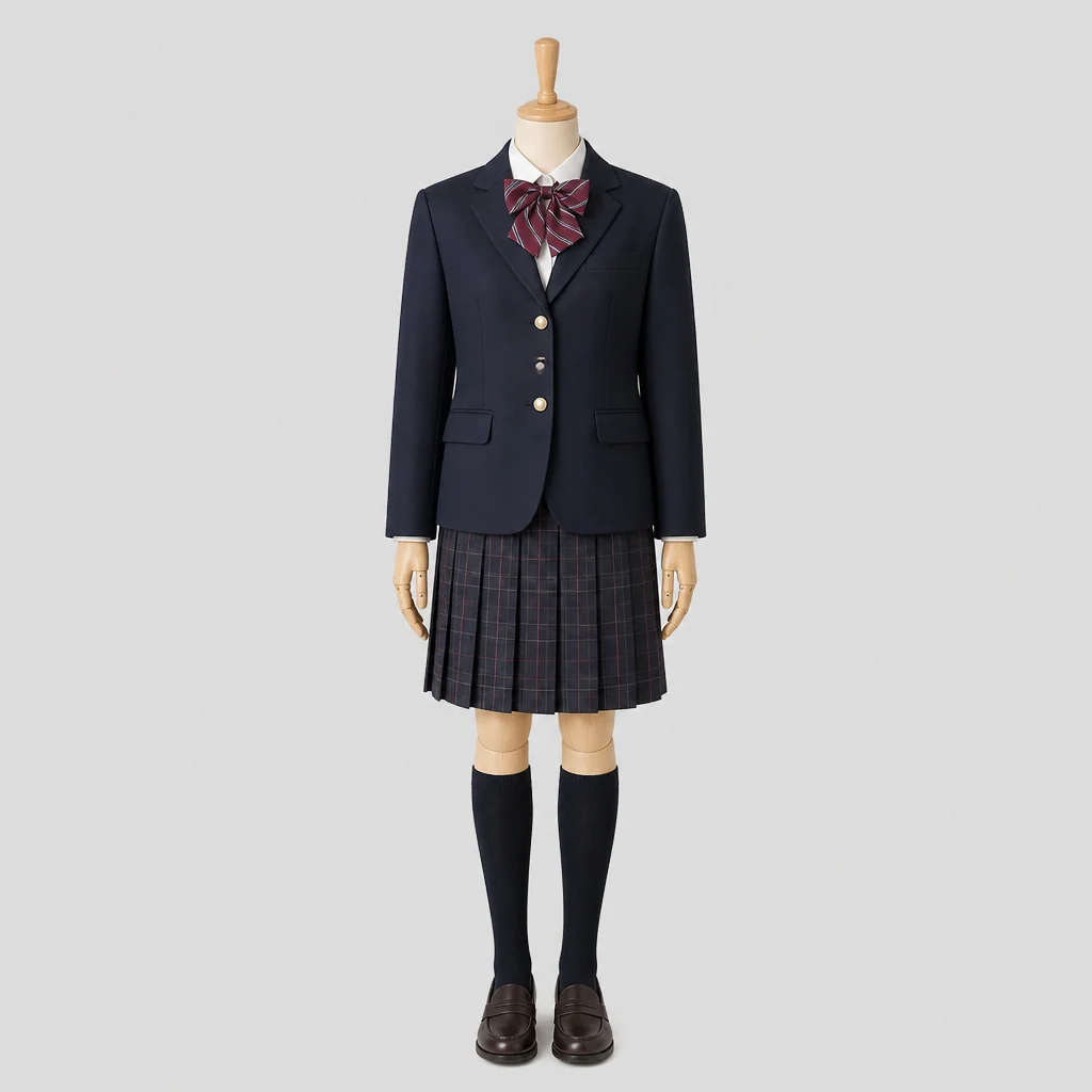 洛水高校の女子の制服のイメージ