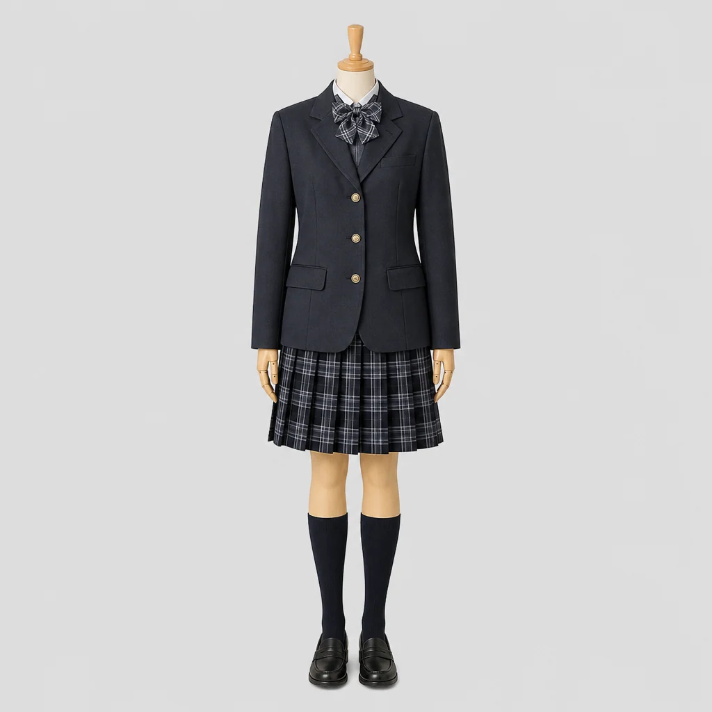 洛西高校の制服のイメージ