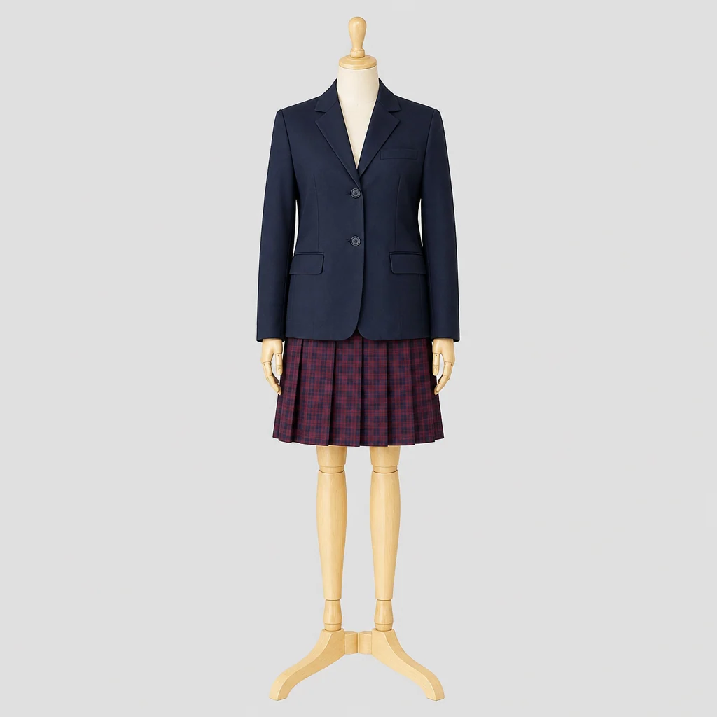 南丹高校の女子の制服のイメージ