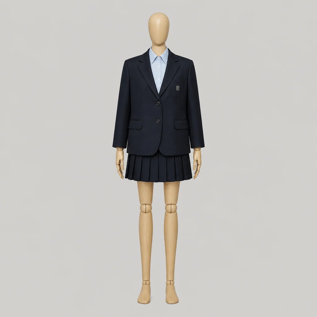 福知山淑徳高校の女子の制服のイメージ
