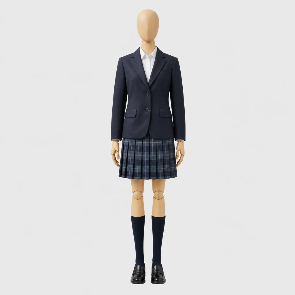 京都芸術大学附属高校の女子の制服のイメージ