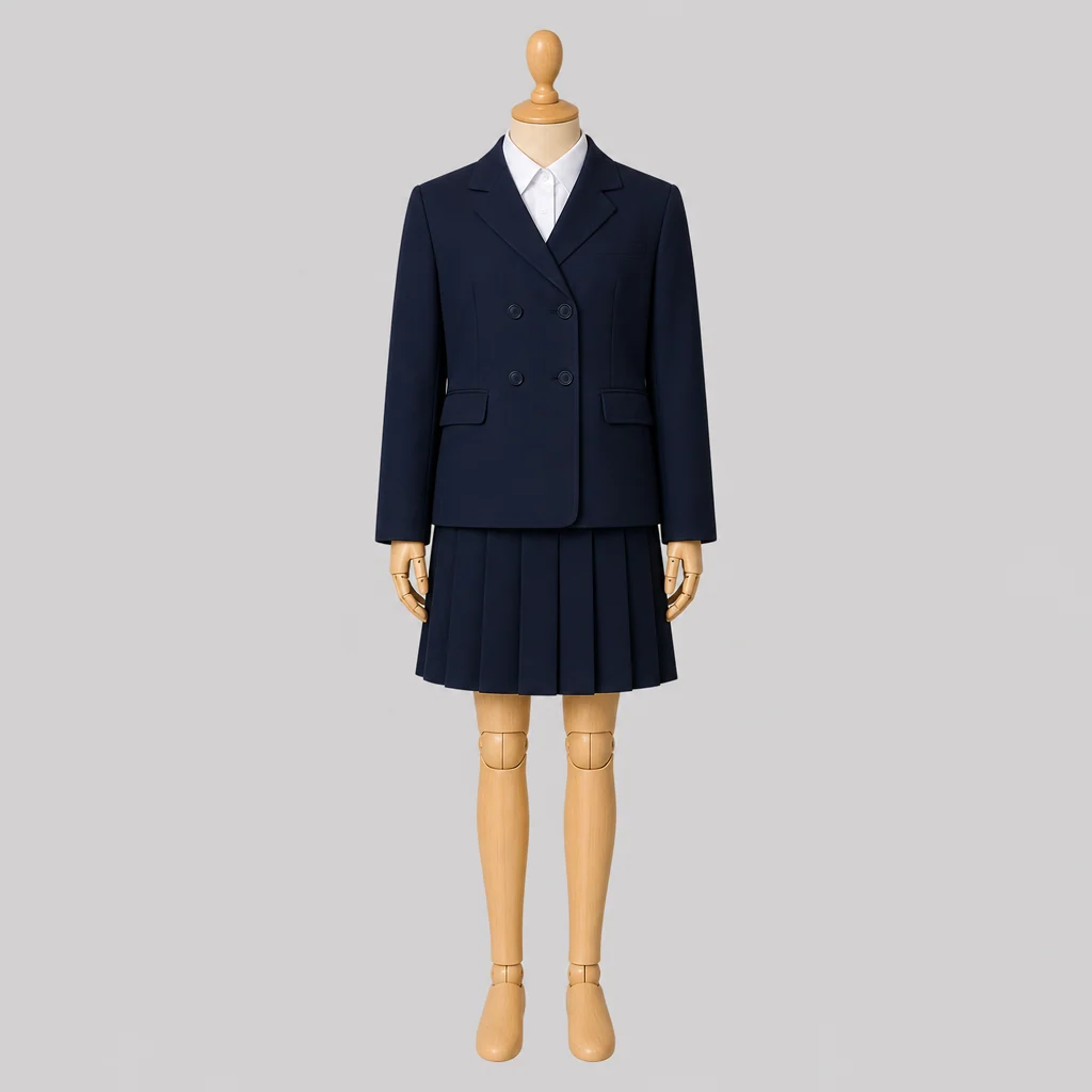 大手前高校の女子の制服のイメージ