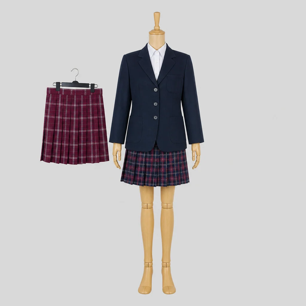箕面東高校の制服のイメージ