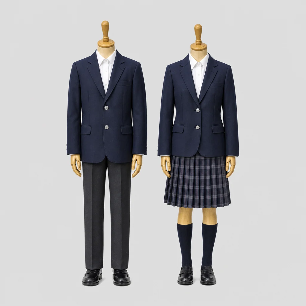 野崎高校の制服のイメージ