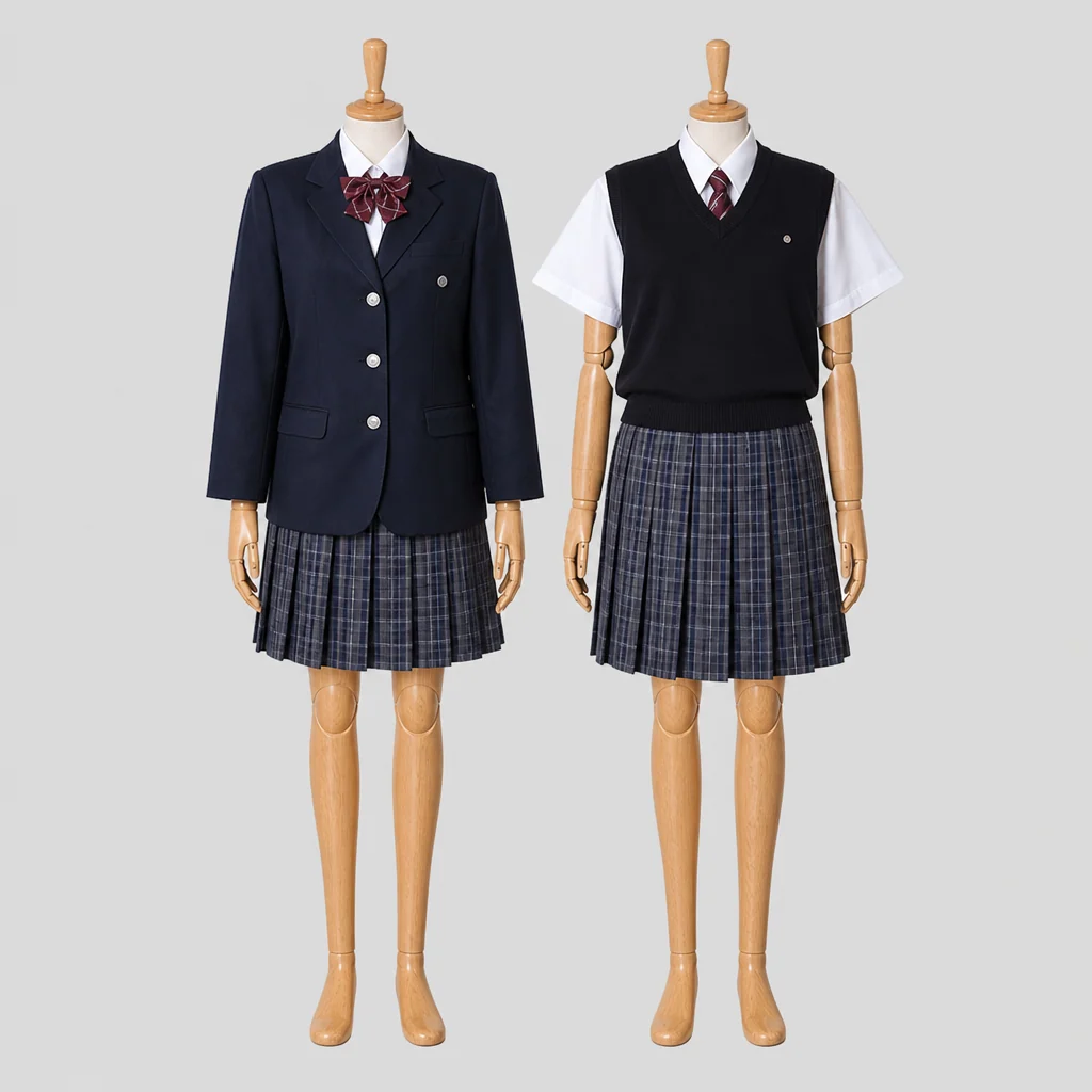 久米田高校の女子の制服のイメージ