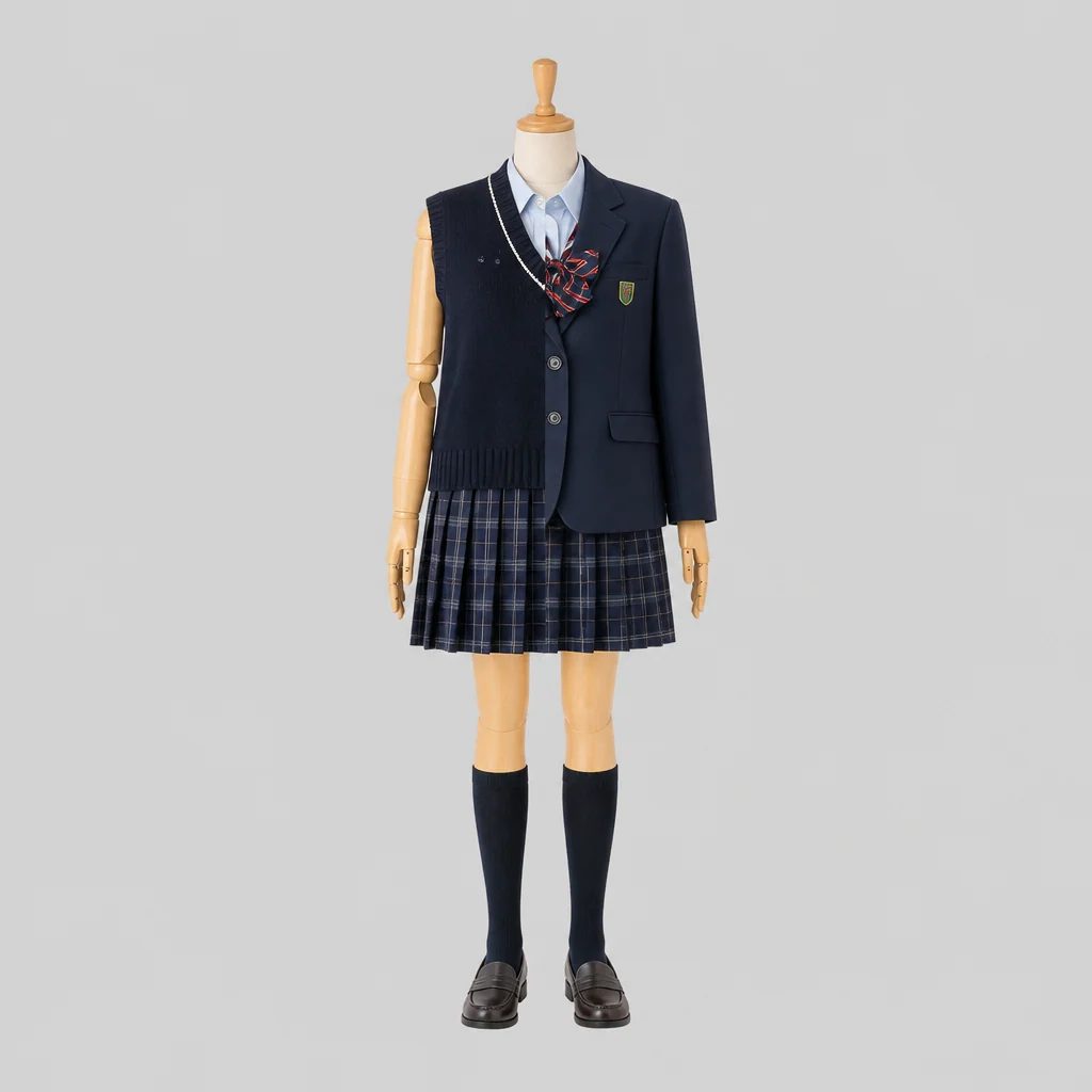 守口東高校の女子の制服のイメージ