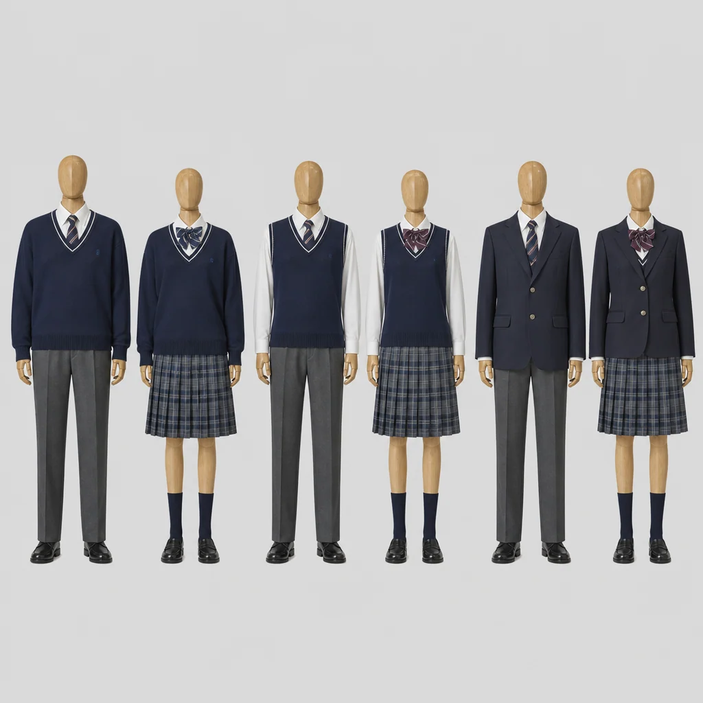 いちりつ高校の制服のイメージ