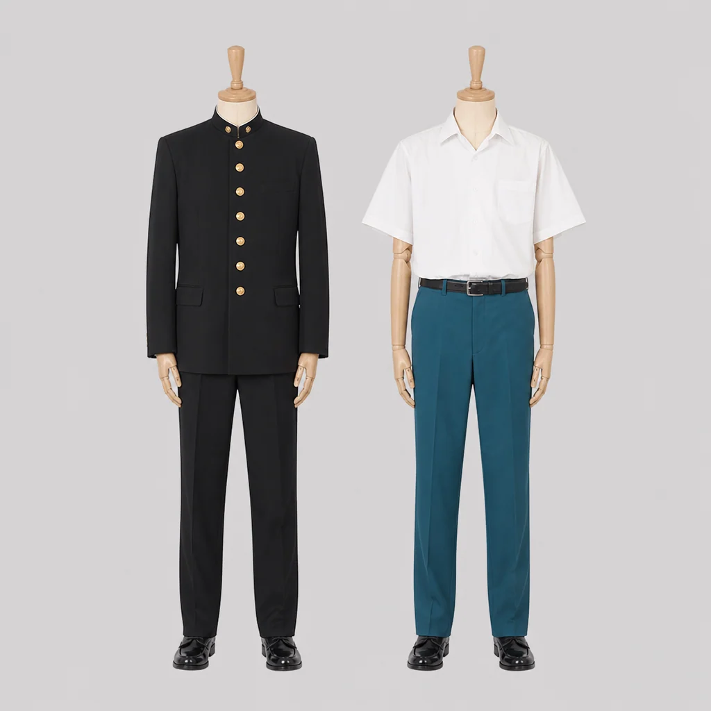 明星高校の制服のイメージ