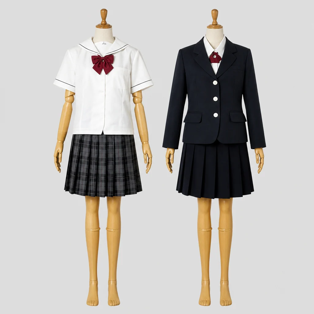 梅花高校の制服のイメージ