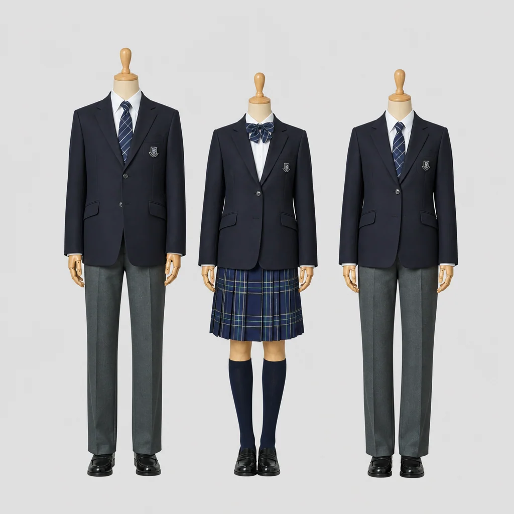 追手門学院大手前高校の制服のイメージ