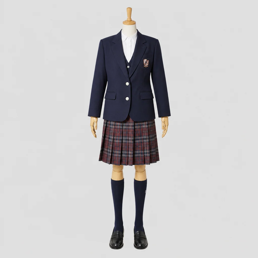 清教学園高校の女子の制服のイメージ