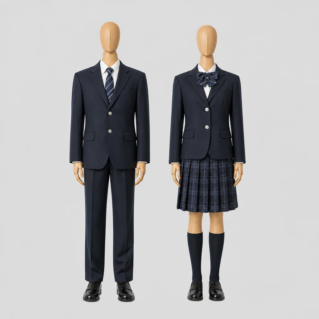 大阪緑涼高校の制服のイメージ