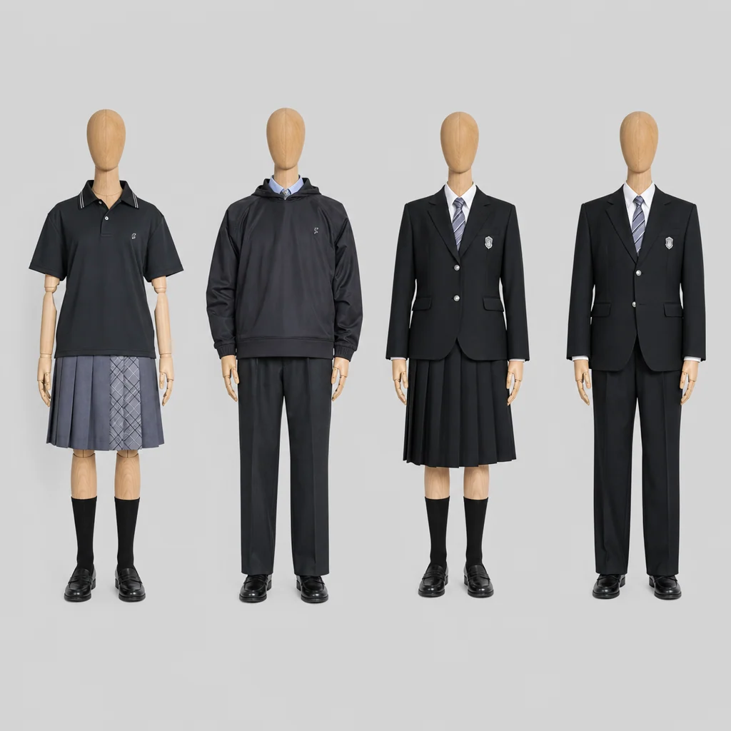 精華高校の制服のイメージ