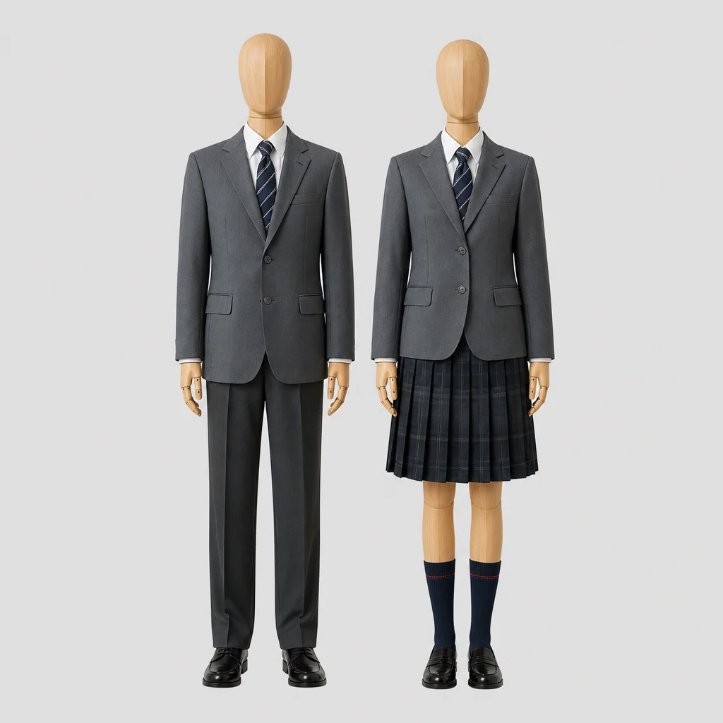 利晶学園大阪立命館高校の制服のイメージ