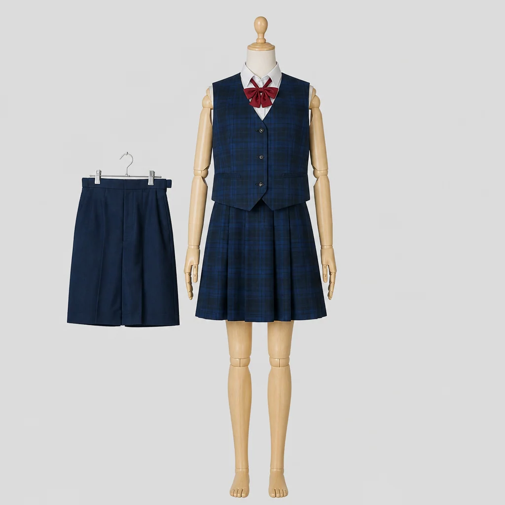 大阪体育大学浪商高校の女子の制服のイメージ