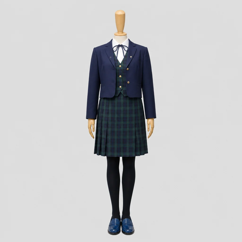 明浄学院高校の制服のイメージ