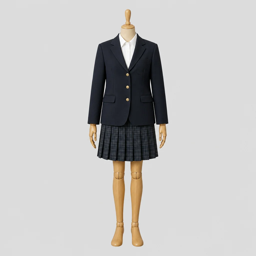 多可高校の女子の制服のイメージ